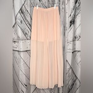Victoria’s Secret Sheer Pleated Maxi Skirt